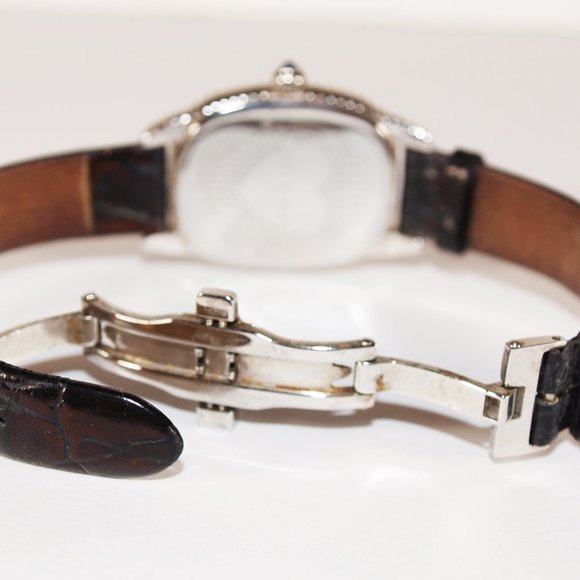 Judith Ripka Sterling Silver Diamonique(R) Mother of Pearl Hearts Watch - Picture 3 of 4